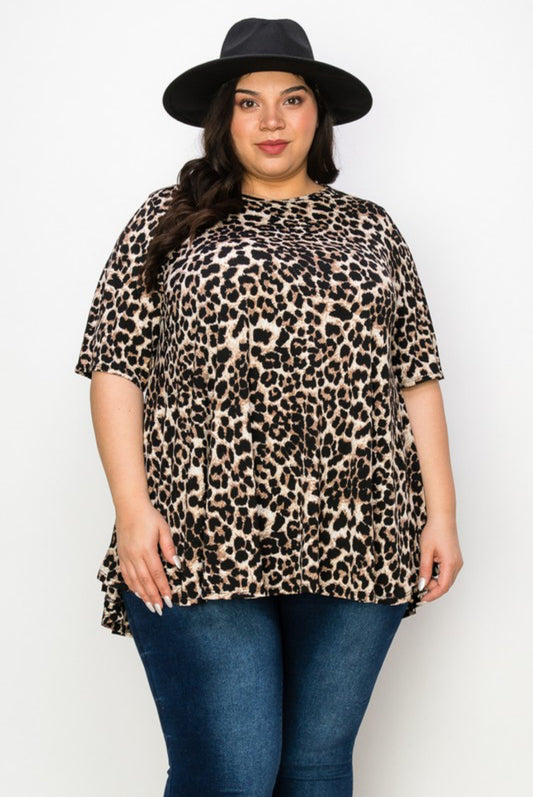 Animal Print T Shirt