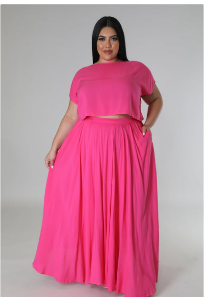 Emika Skirt Set Plus Size