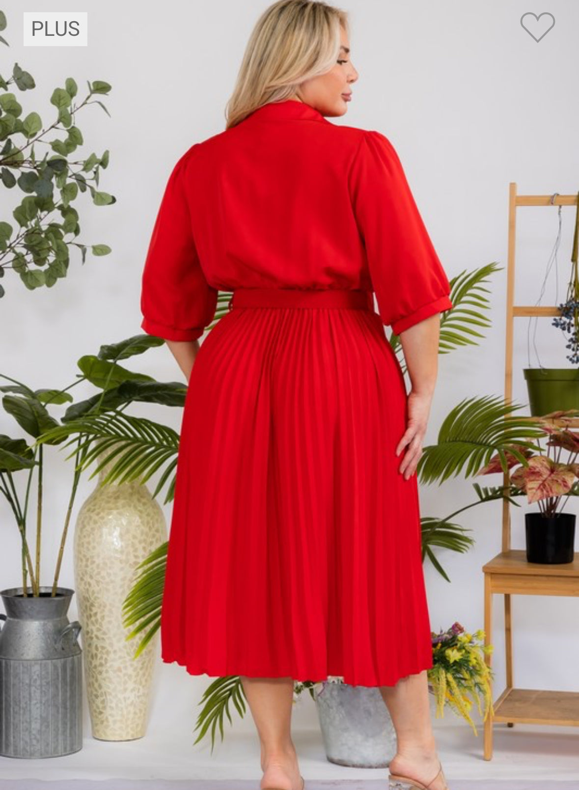 Red Midi Dress