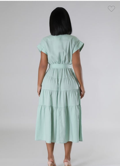 Sienna Sage Dress