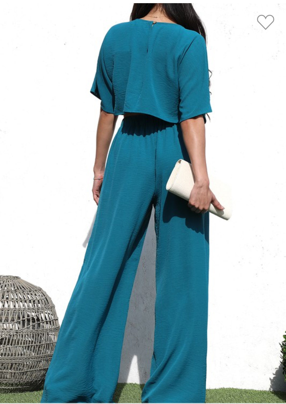 Teal Top & Pant Set