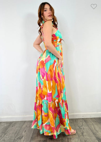 Printed Maxi Dress