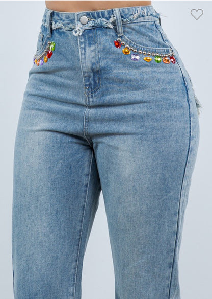 Embellished Demin Jean