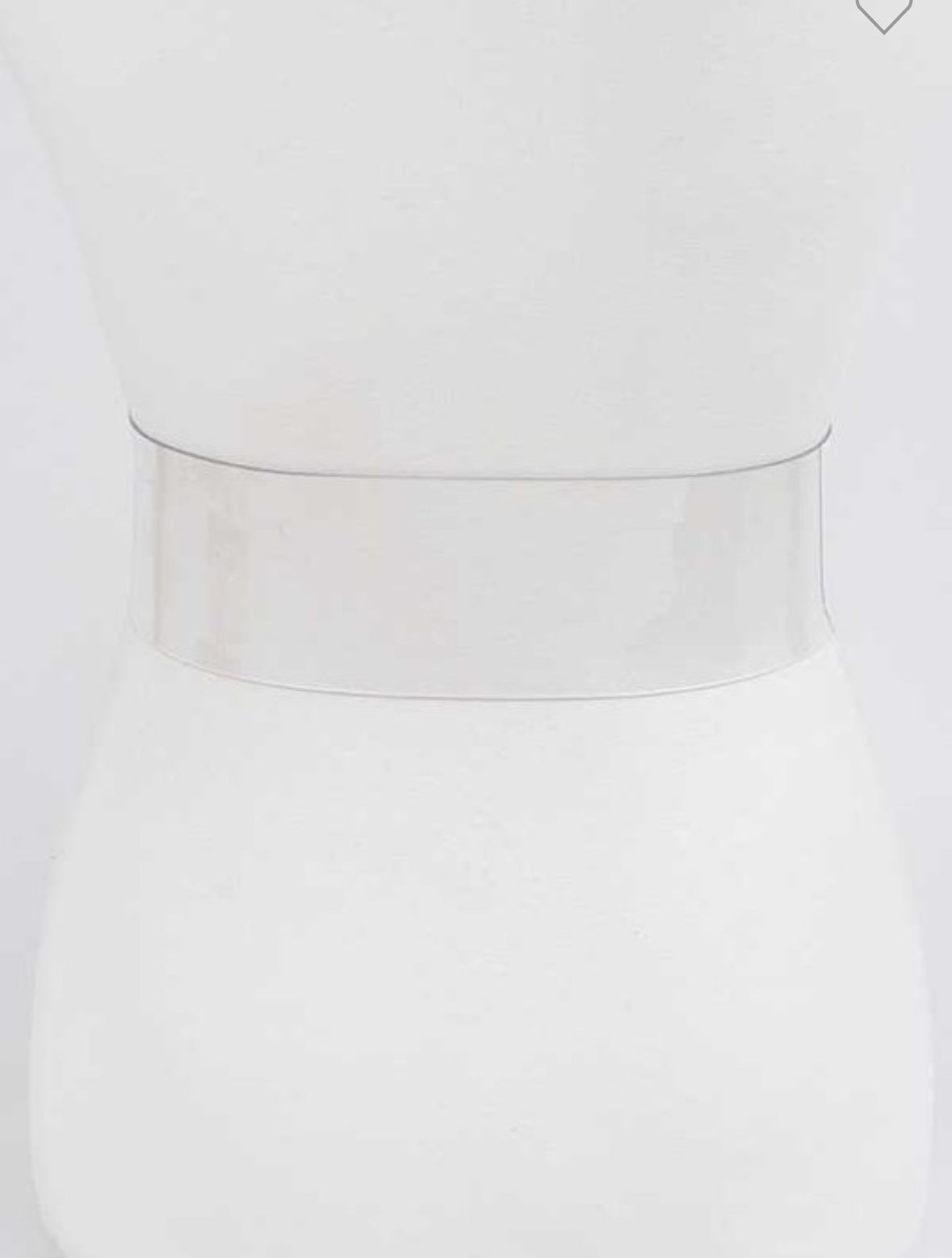 Gold/Clear Plus Size Belt