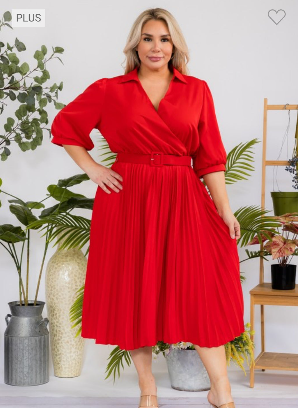 Red Midi Dress