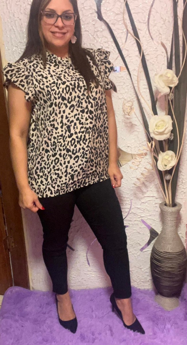 Leopard Blouse