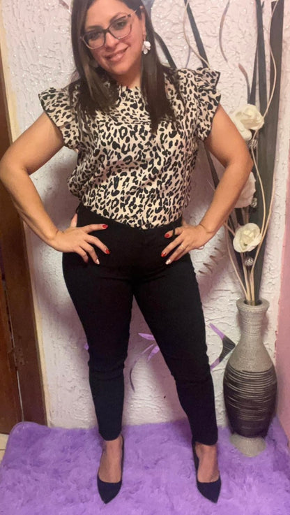 Leopard Blouse