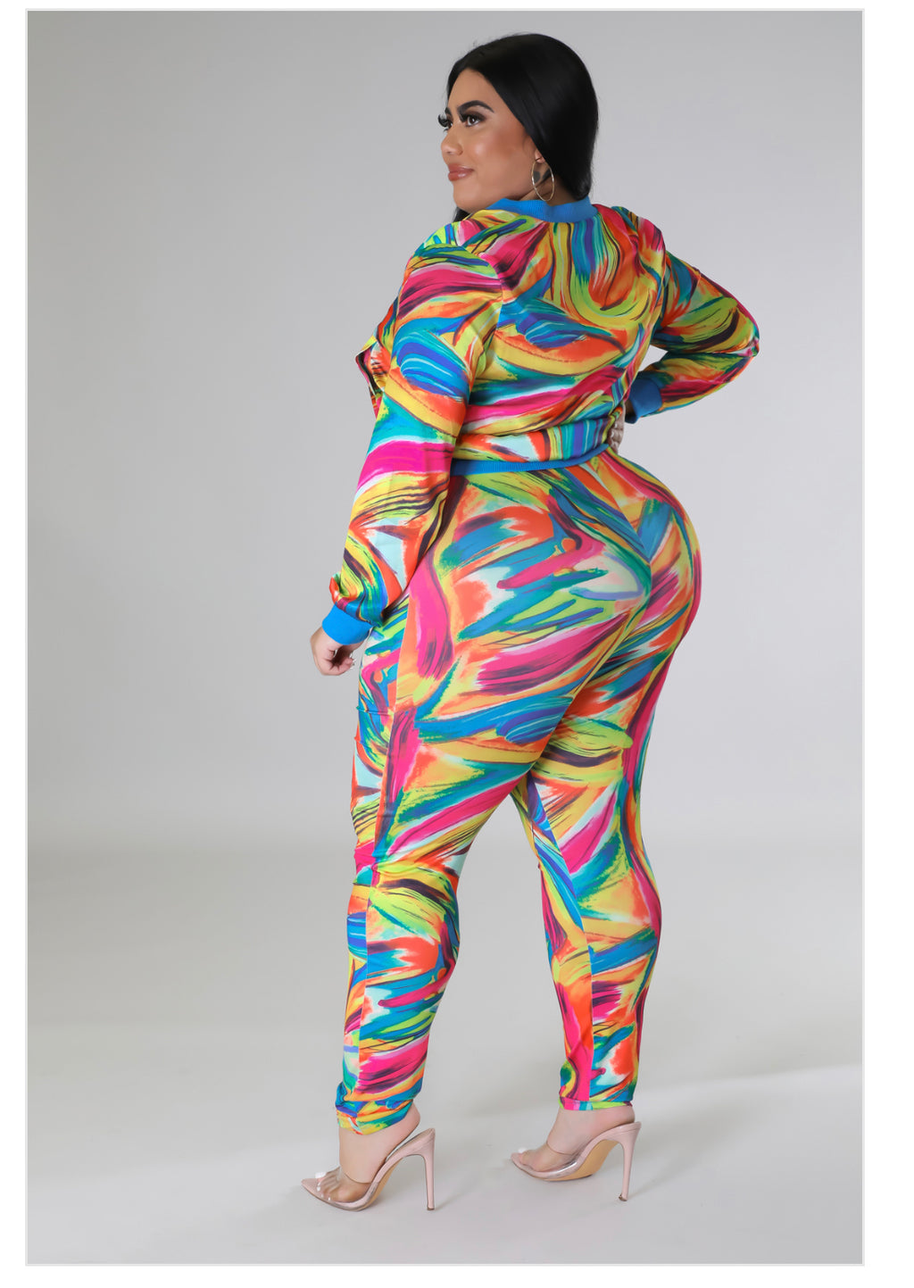Swirl Color Legging Set